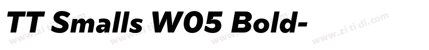 TT Smalls W05 Bold字体转换 TT Smalls W05 Bold字体转换